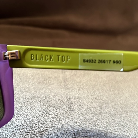 Electric Black Top Sunglasses (unisex) - Picture 5 of 9